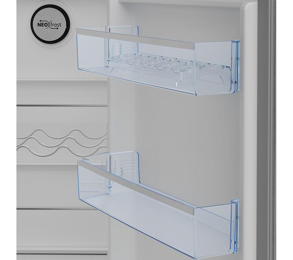 BEKO Pro ASP352VPX American-Style Fridge Freezer - Brushed Steel image number 8 of 10