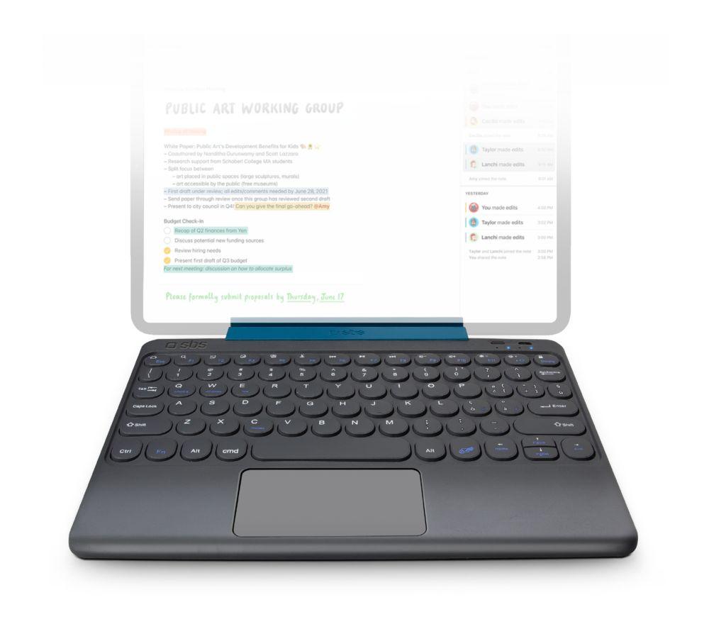 Buy SBS Universal Wireless Keyboard with Touchpad Black Currys