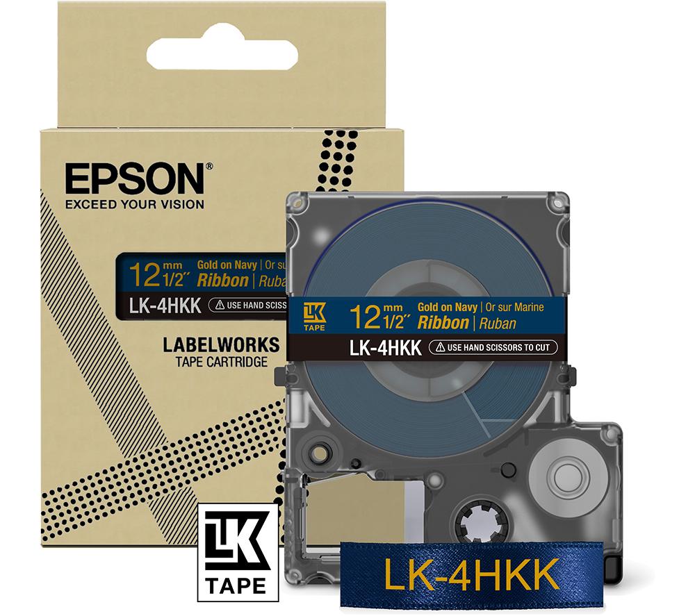 EPSON LK-4HKK 12 mm Blank Satin Ribbon Tape review