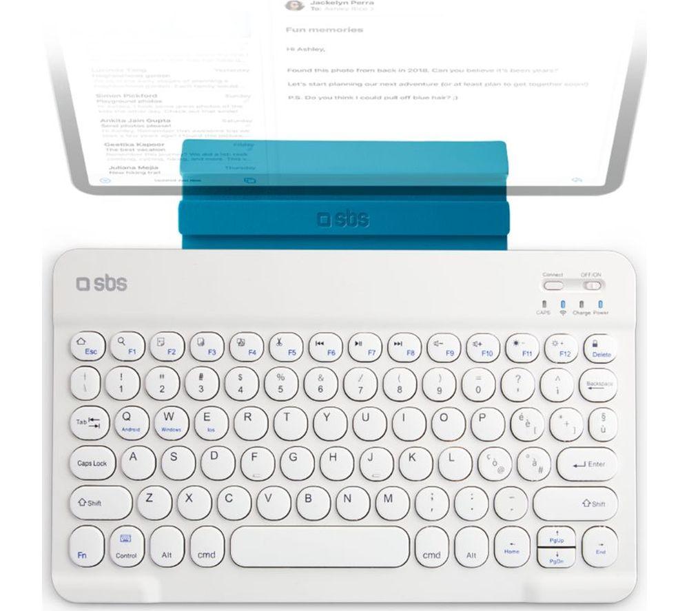 SBS Universal Keyboard Folio - White