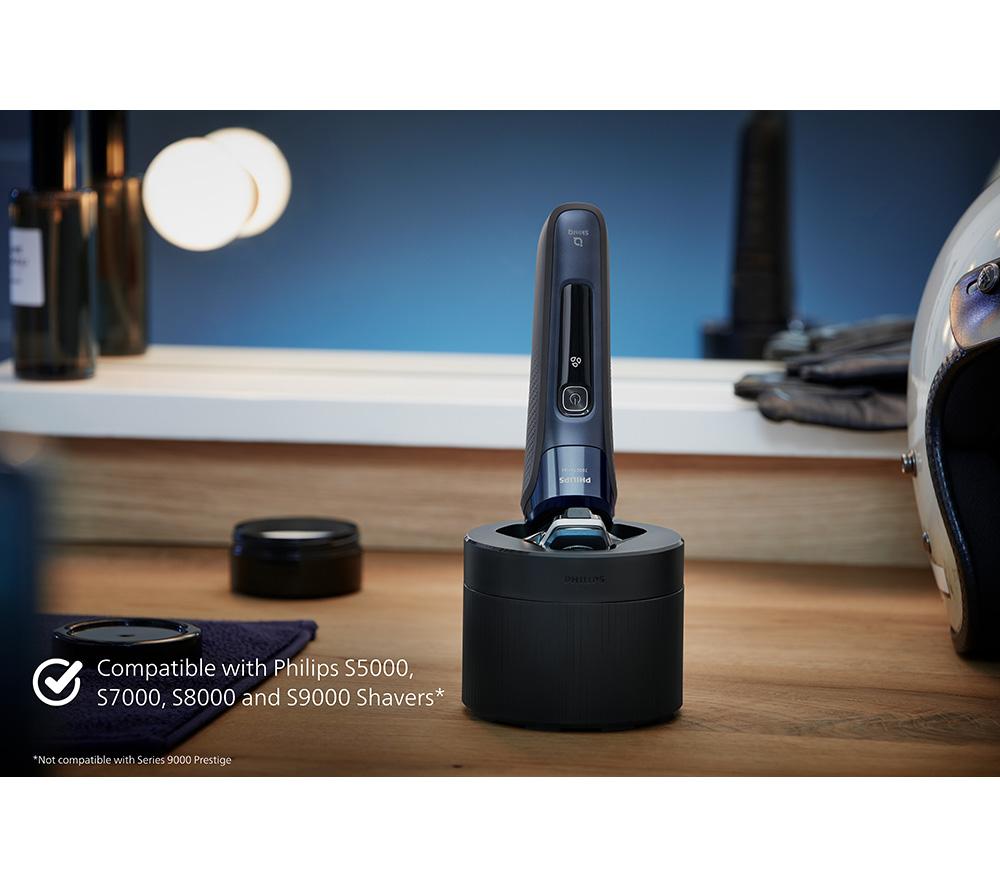 PHILIPS Quick Clean Pod QCP10/01 Wet & Dry Electric Shaver Accessory - Black image number 2 of 5