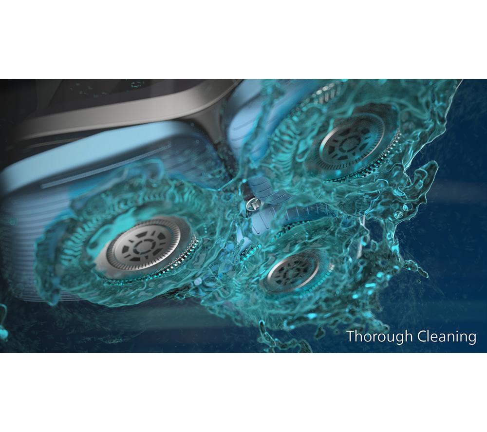 PHILIPS Quick Clean Pod QCP10/01 Wet & Dry Electric Shaver Accessory - Black image number 3 of 5