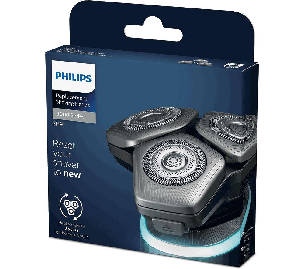 PHILIPS Wet & Dry SH91/50 Rotary Electric Shaver Head Replacement - Black image number 2 of 5