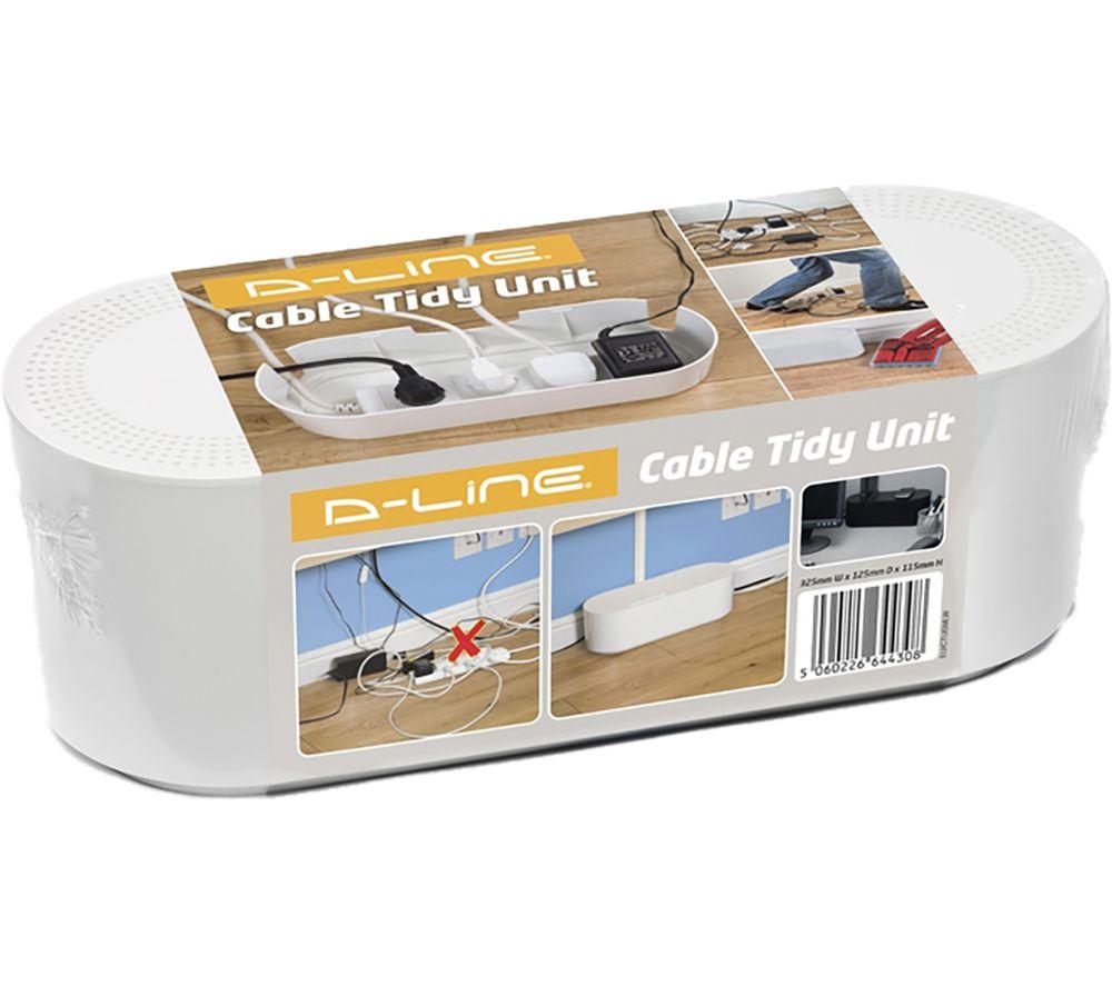 D-LINE EU/CTUSMLW/SW Cable Tidy Unit - Small, White