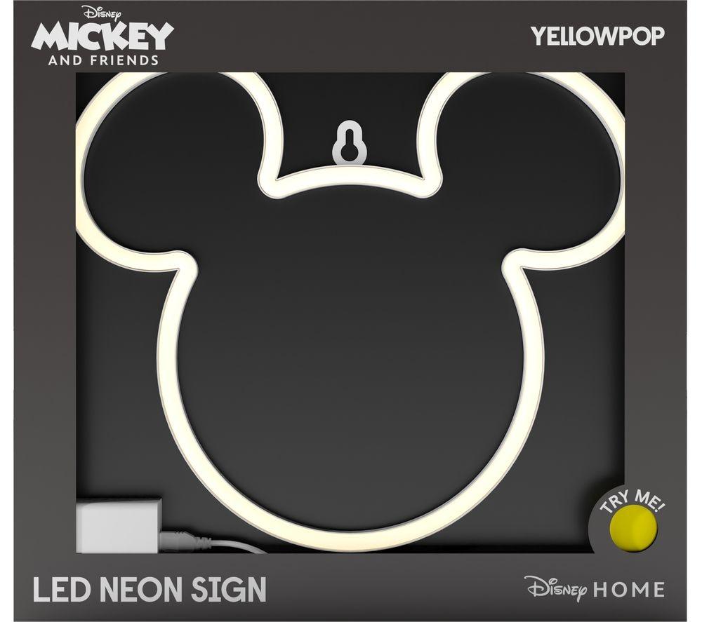 Buy YELLOWPOP Disney Mickey Mouse LED Neon Wall Light Currys