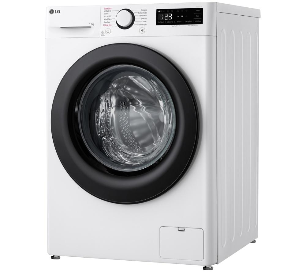 LG Y500 Series AI Direct Drive F4Y511WBLN1 11 kg 1400 Spin Washing Machine - White image number 15 of 57