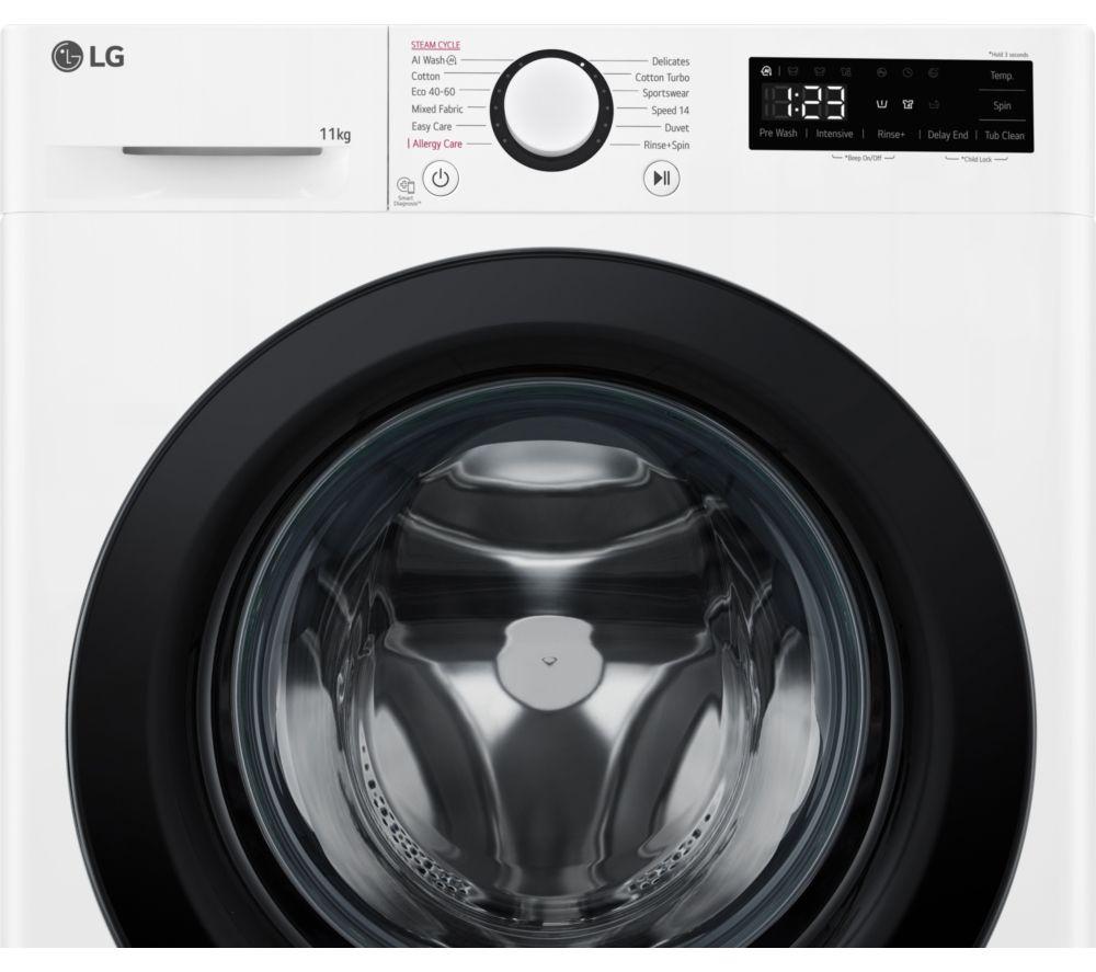 LG Y500 Series AI Direct Drive F4Y511WBLN1 11 kg 1400 Spin Washing Machine - White image number 31 of 57