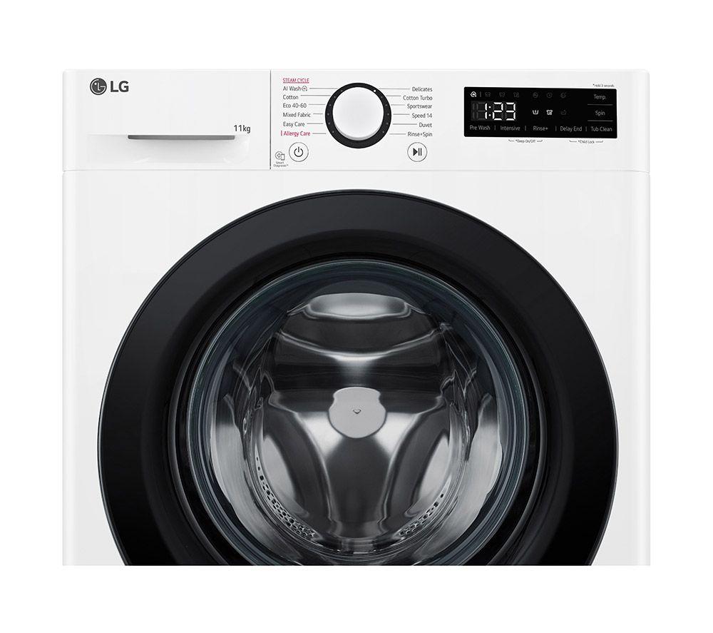 LG Y500 Series AI Direct Drive F4Y511WBLN1 11 kg 1400 Spin Washing Machine - White image number 45 of 57