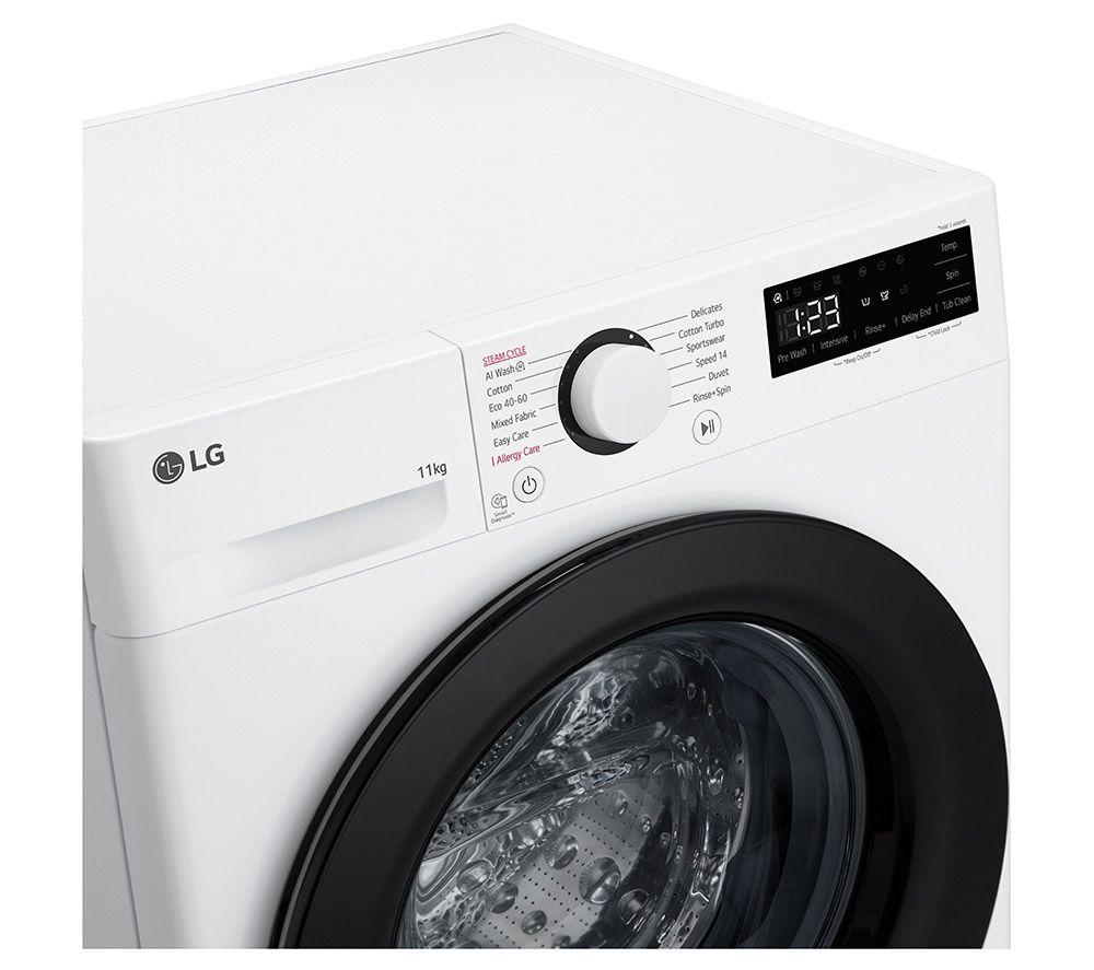 LG Y500 Series AI Direct Drive F4Y511WBLN1 11 kg 1400 Spin Washing Machine - White image number 52 of 57