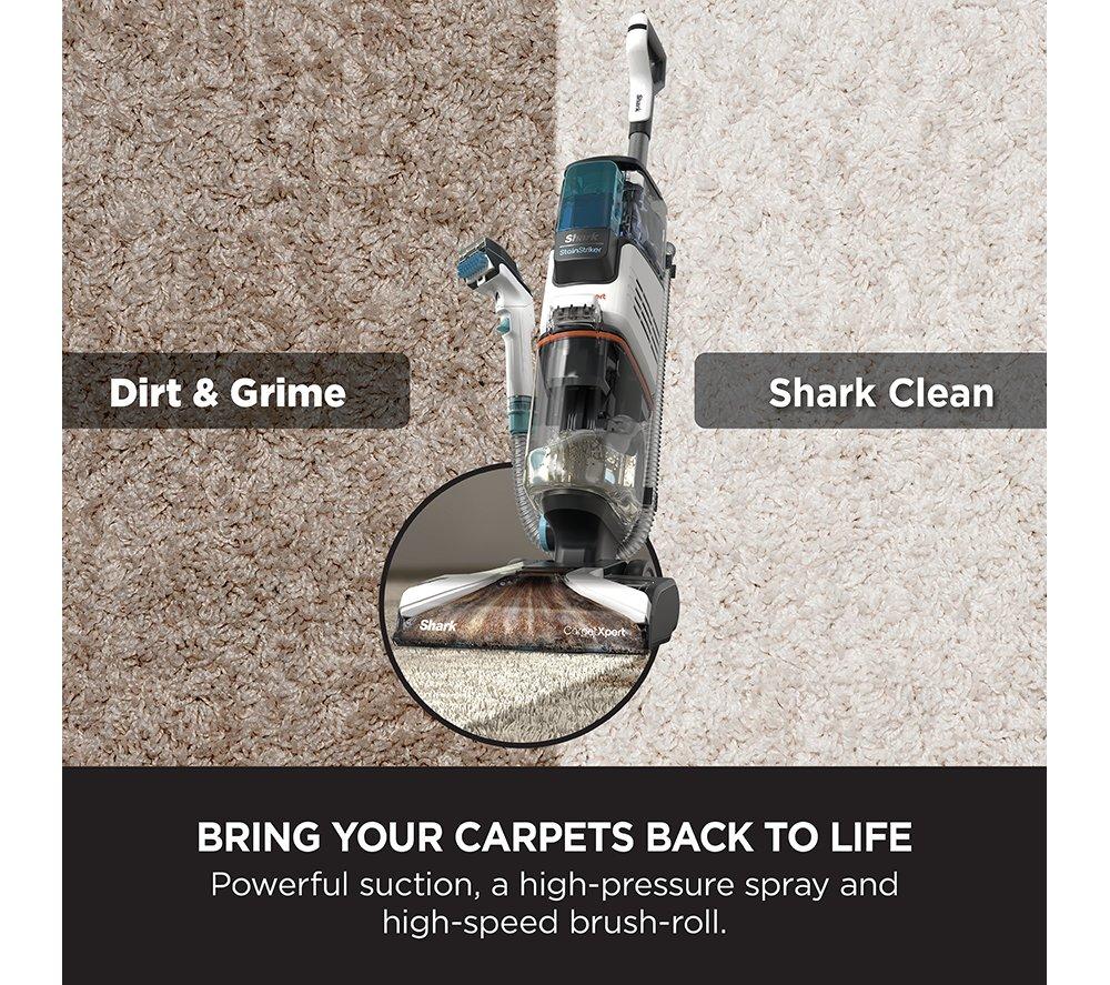 SHARK CarpetXpert with StainStriker EX200UK Upright Carpet Cleaner - White image number 4 of 9