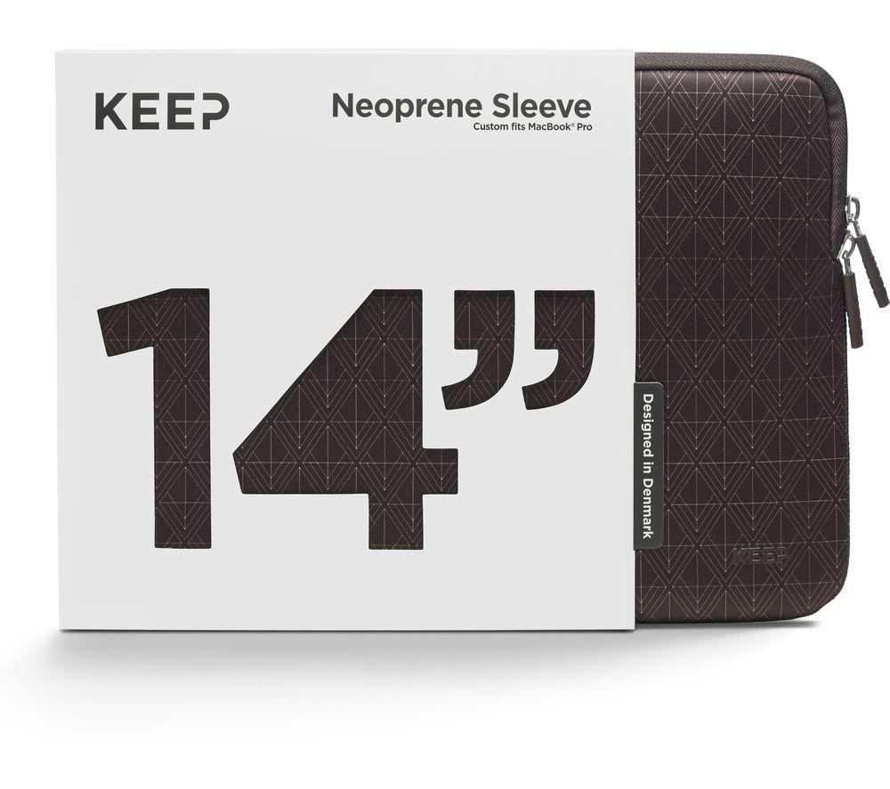 KEEP KE-ALSPARO14-JCM 14 MacBook Pro Sleeve - Brown, Brown