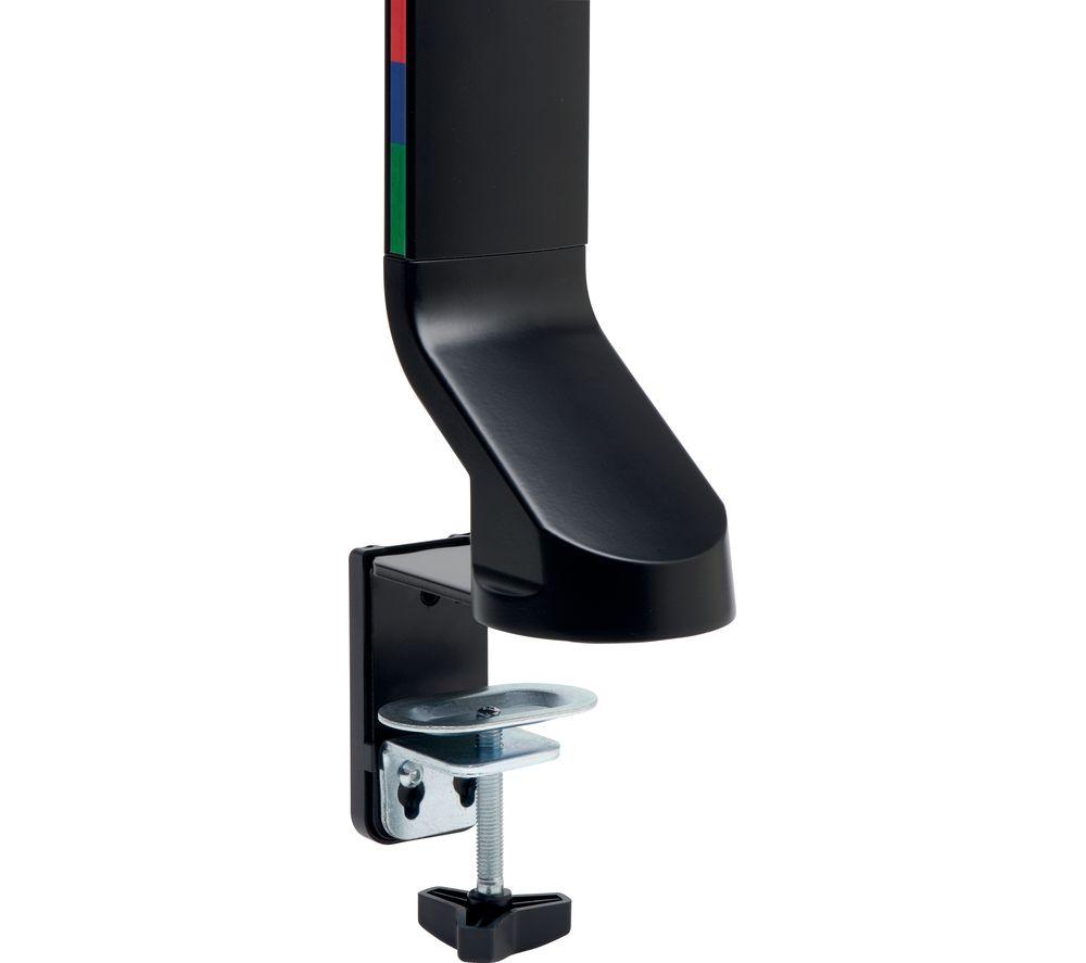 KENSINGTON SmartFit Space-Saving K55513WW Dual Arm Tilt & Swivel 27" Monitor Desk Mount image number 4 of 8