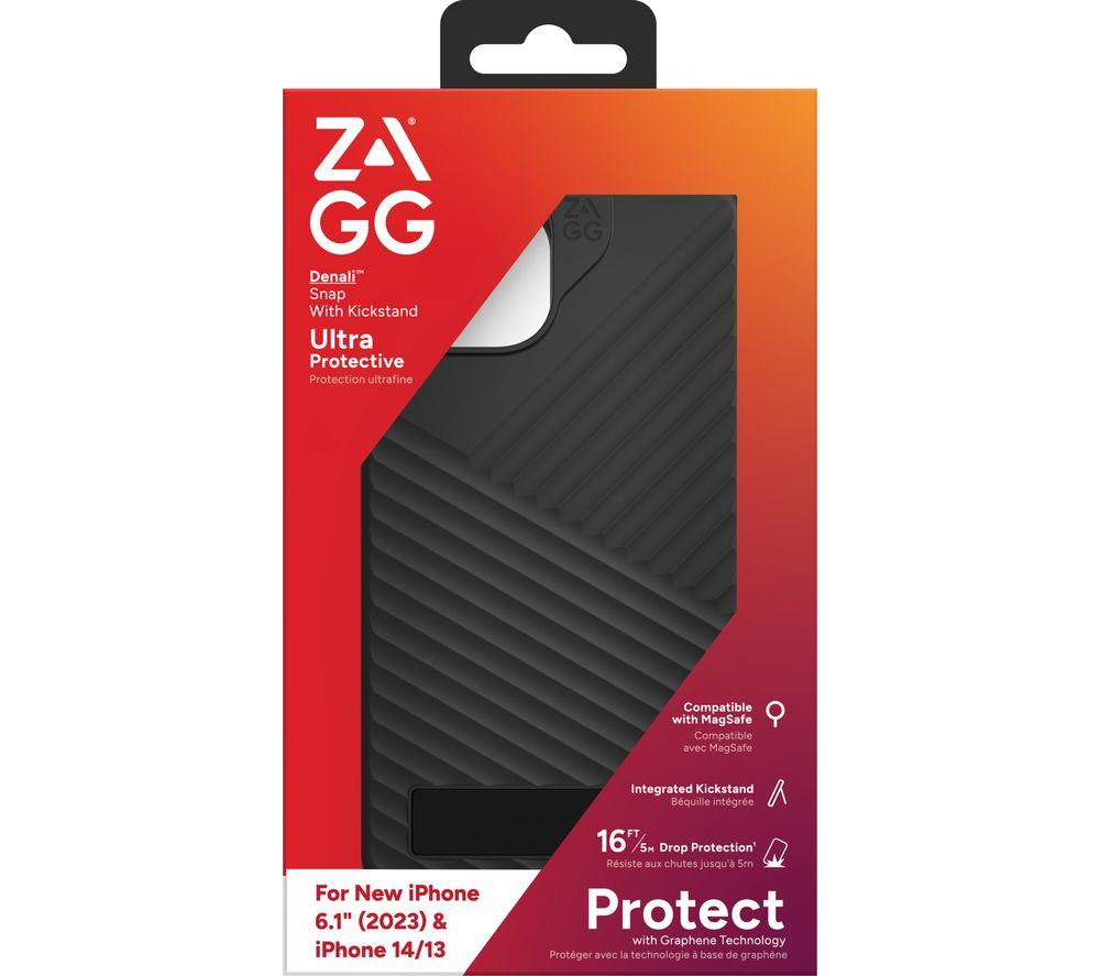ZAGG Denali Snap iPhone 13/14/15 Case - Black, Black