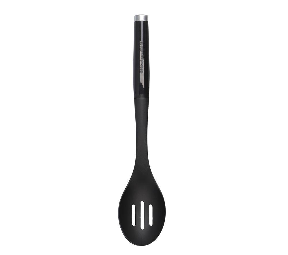 KITCHENAID Non-Stick Slotted Spoon - Black, Black
