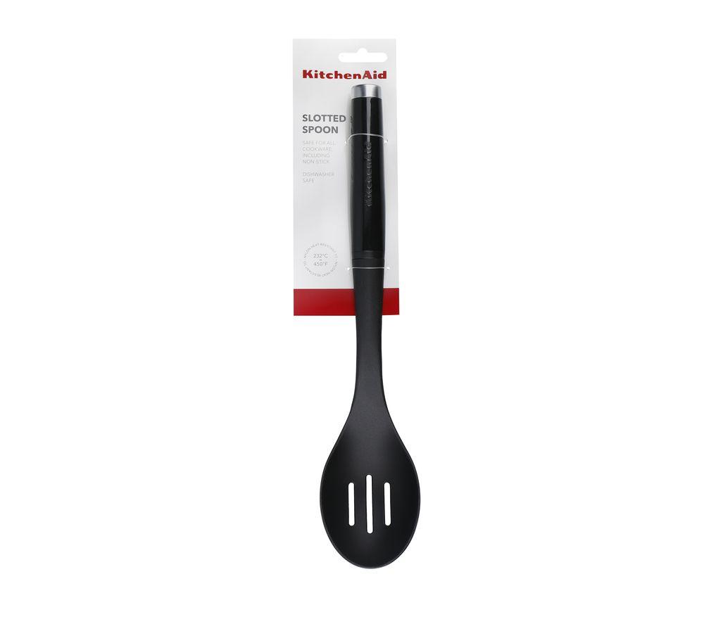 KITCHENAID Non-Stick Slotted Spoon - Black image number 2 of 2