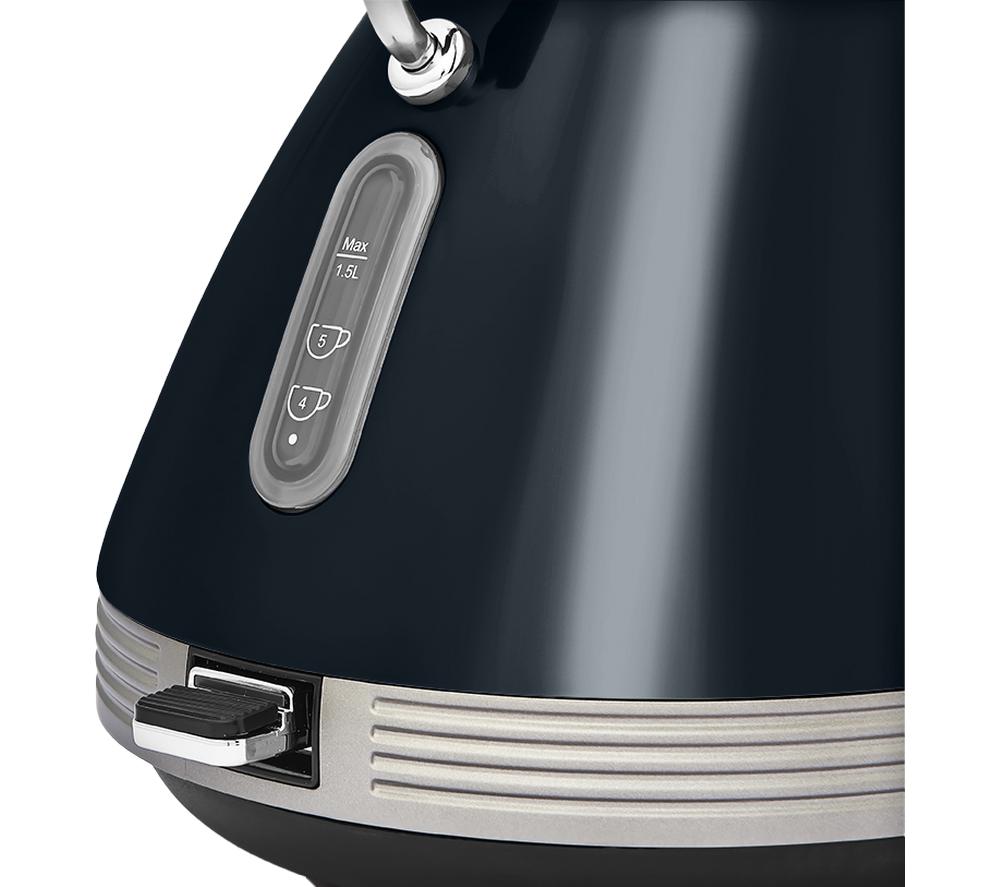 MORPHY RICHARDS Venture Retro Pyramid 100334 Traditional Kettle - Onyx image number 3 of 5