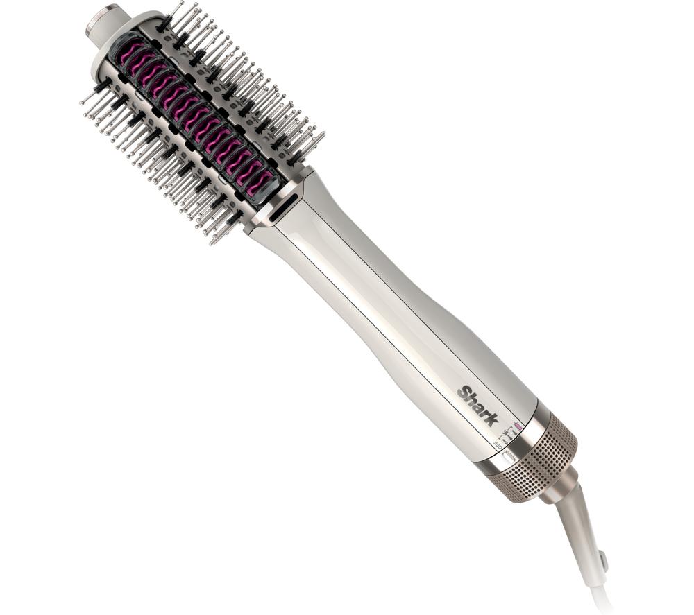 SHARK SmoothStyle HT202UK Hot Air Styler - Silk, White