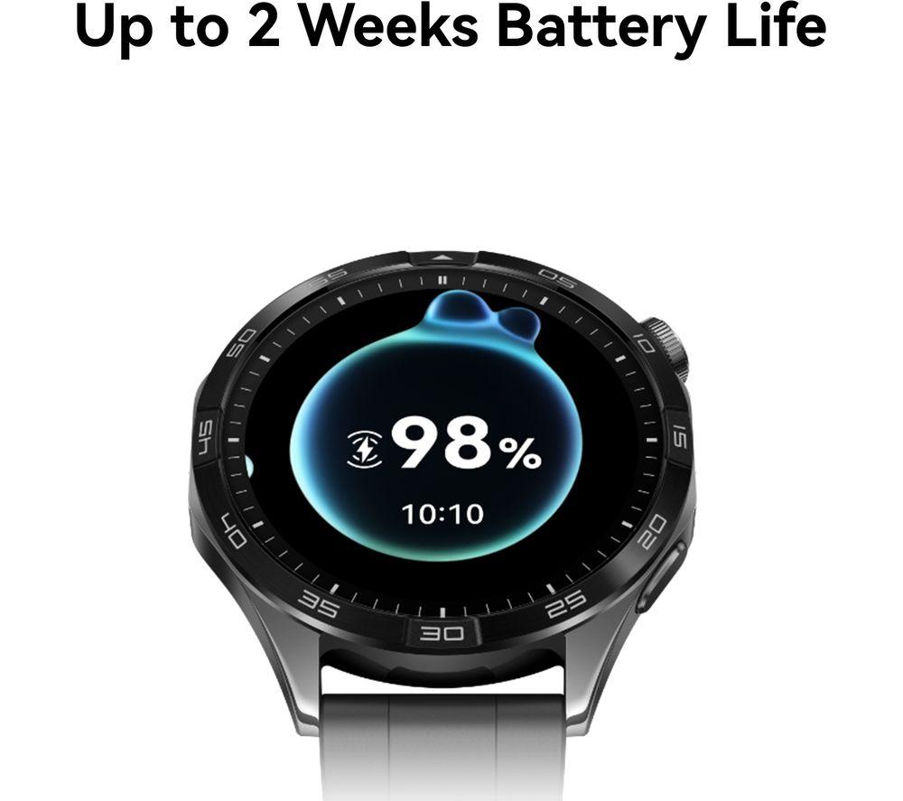 HUAWEI Watch GT 4 - Black, Rubber Strap, 46 mm image number 3 of 7