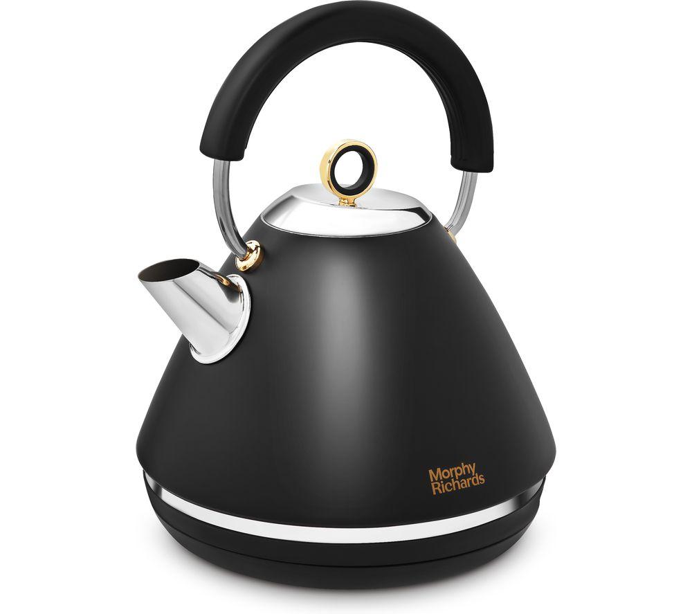 MORPHY RICHARDS Accents 102047 Traditional Kettle - Black, Black