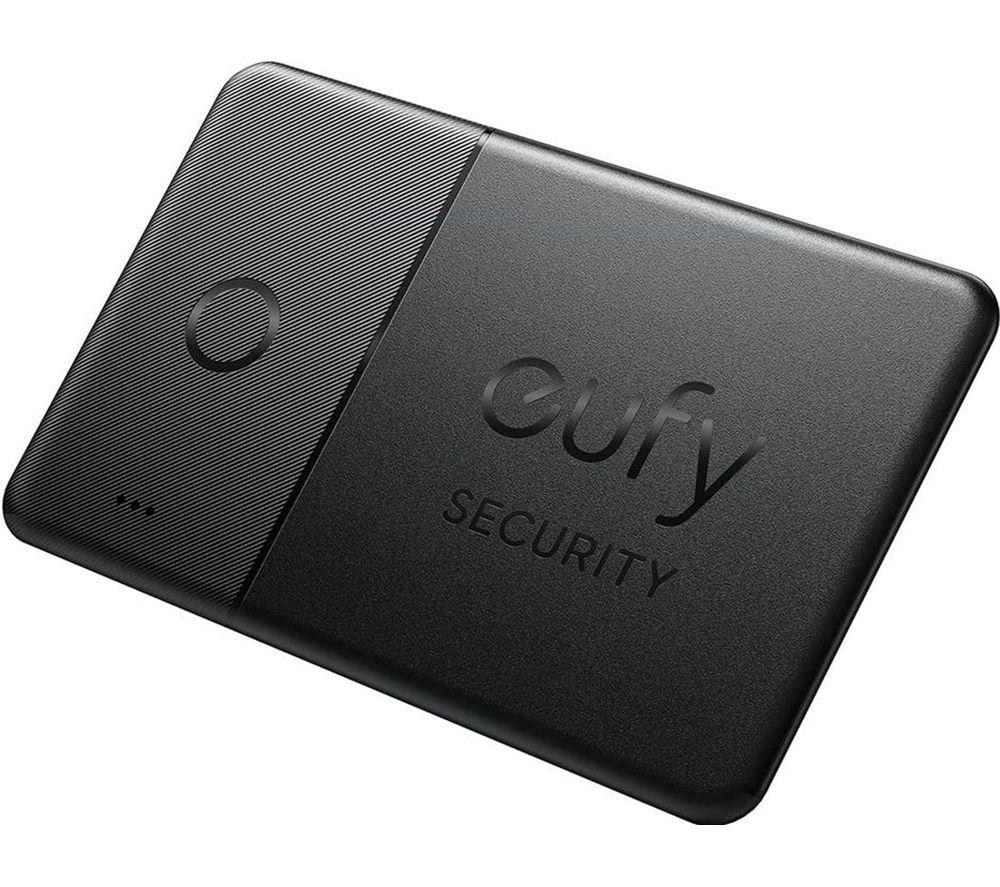 eufy Security SmartTrack Card Bluetooth Item Finder and Key Finder, Works with Apple Find My (iOS Only), Up to 3-Year Battery Life, 2.4mm Thickness, Find your Wallets, Purses (Android Not Supported)