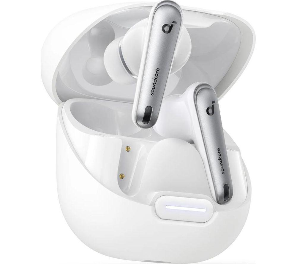 SOUNDCORE Liberty 4 NC Wireless Bluetooth Noise-Cancelling Earbuds - Clear White, White