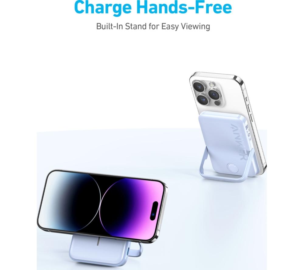 ANKER MagGo 5000 mAh Wireless Power Bank - Black image number 6 of 7