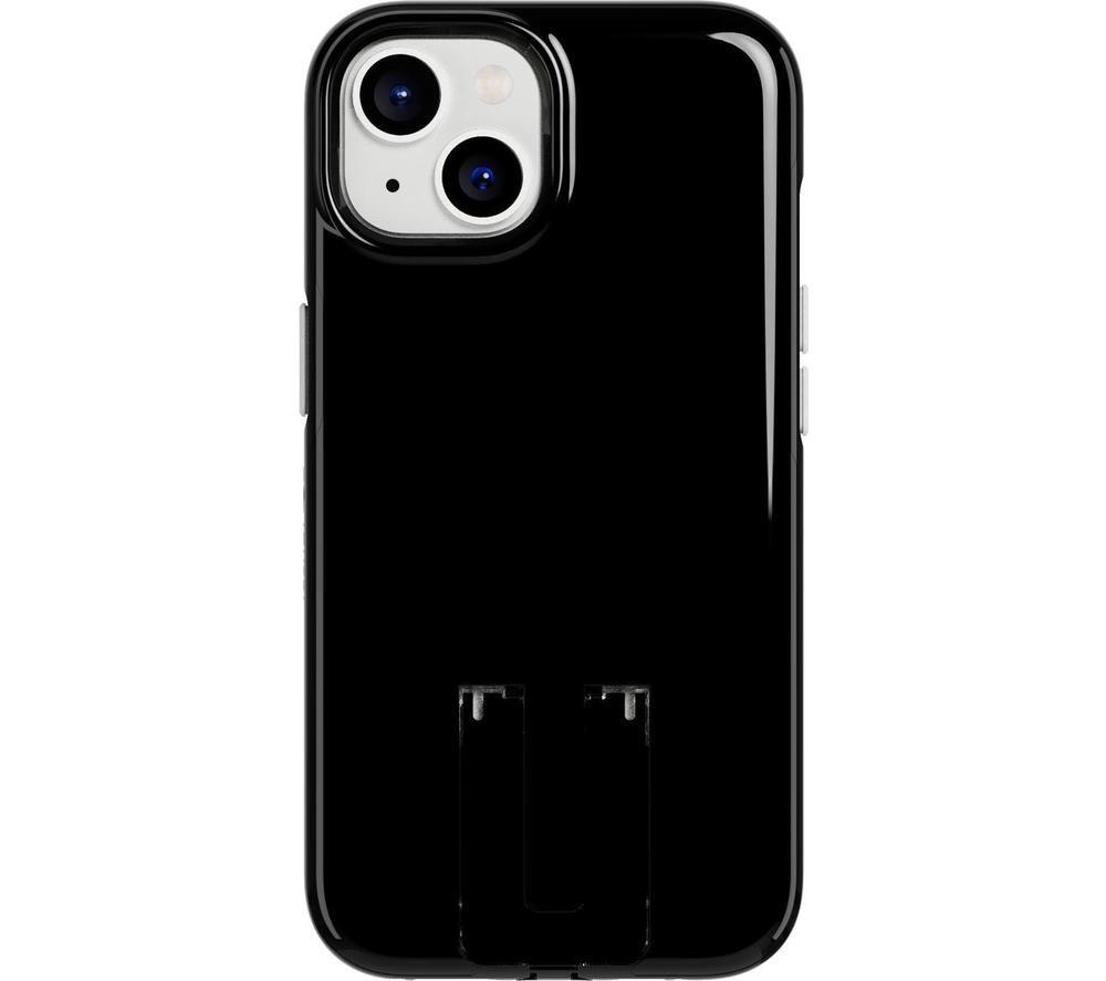 tech21 EvoCrystal Kick case for iPhone 14 - MagSafe compatible - Impact Protection - Kickstand - Obsidian Black