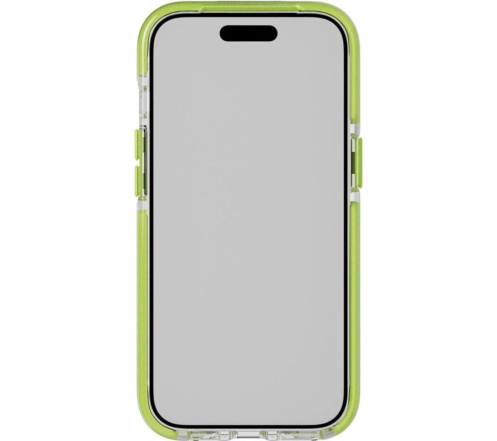 TECH21 Evo Crystal Kick iPhone 15 Case with MagSafe - Clear & Lime image number 5 of 7
