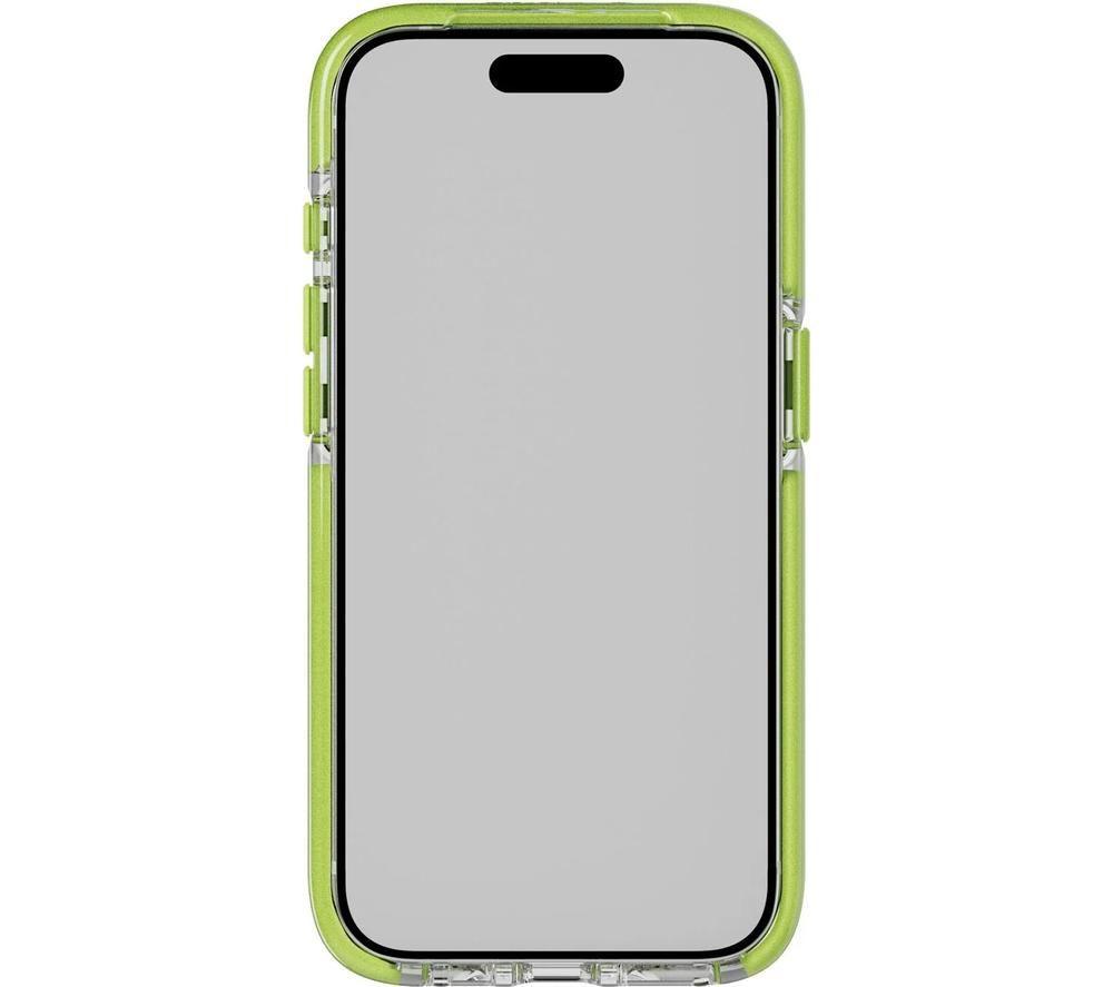 TECH21 Evo Crystal Kick iPhone 15 Pro Case with MagSafe - Clear & Lime image number 5 of 7