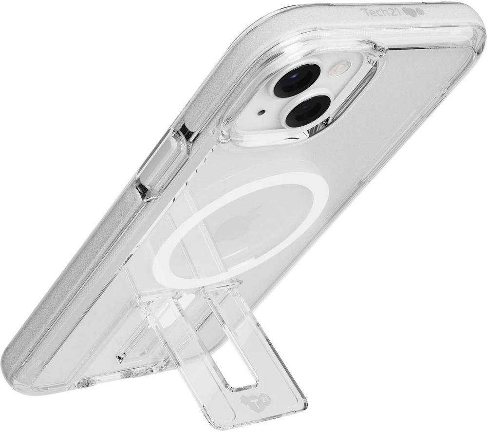 TECH21 Evo Crystal Kick iPhone 15 Plus Case with MagSafe - Clear & White image number 2 of 8
