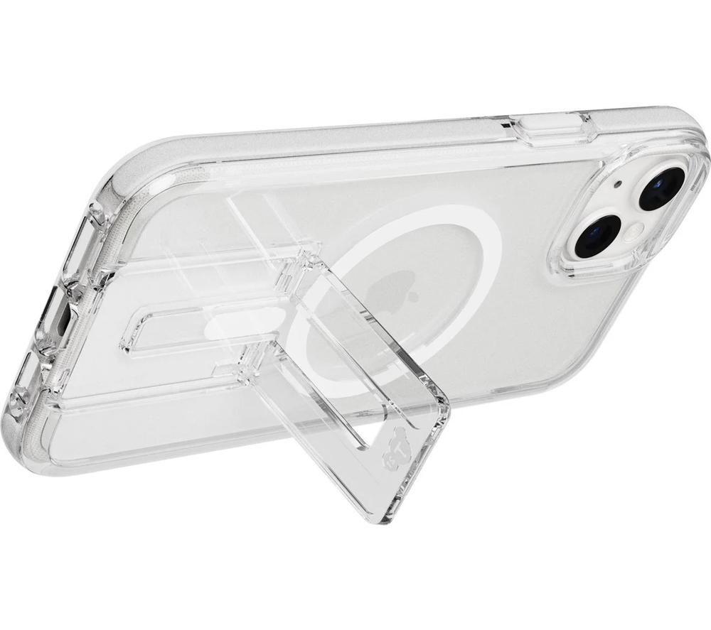TECH21 Evo Crystal Kick iPhone 15 Plus Case with MagSafe - Clear & White image number 3 of 8