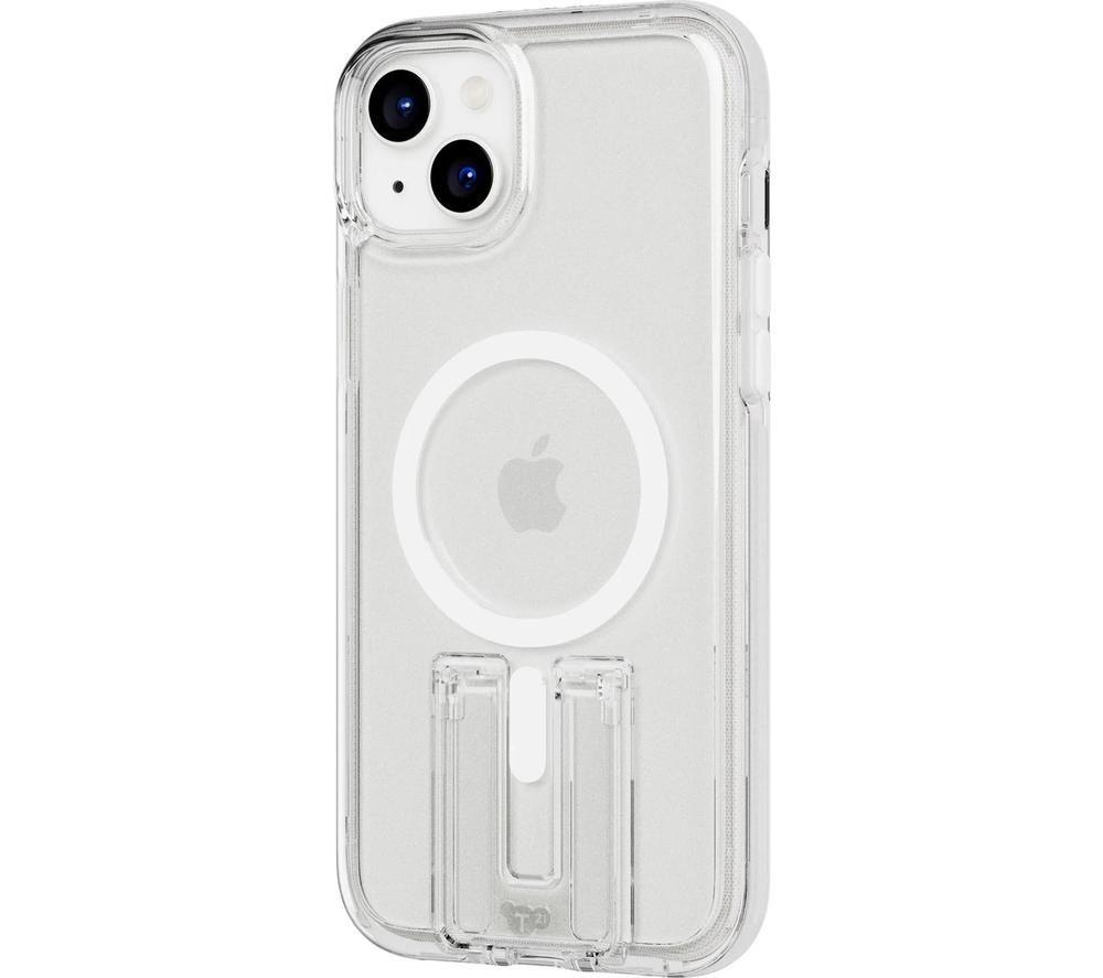 TECH21 Evo Crystal Kick iPhone 15 Plus Case with MagSafe - Clear & White image number 4 of 8