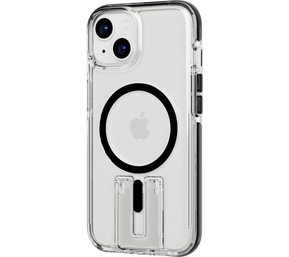 TECH21 Evo Crystal Kick iPhone 14 Case with MagSafe - Clear & Black image number 2 of 8