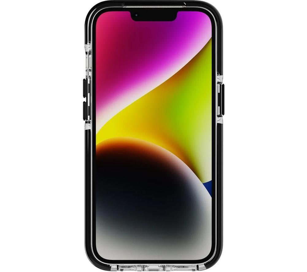 TECH21 Evo Crystal Kick iPhone 14 Case with MagSafe - Clear & Black image number 5 of 8
