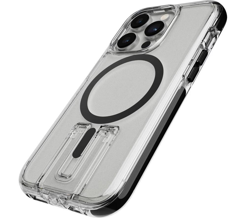 TECH21 Evo Crystal Kick iPhone 14 Pro Case with MagSafe - Clear & Black image number 3 of 8
