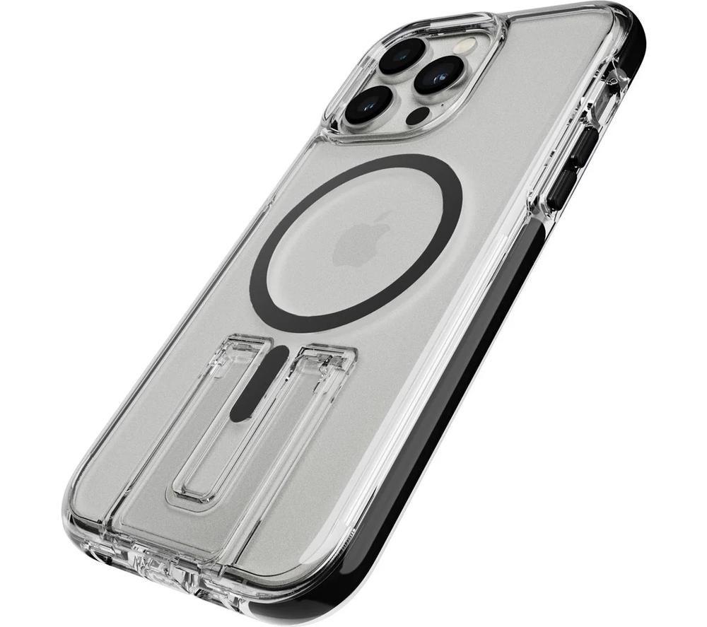 TECH21 Evo Crystal Kick iPhone 14 Pro Max Case with MagSafe - Clear & Black image number 3 of 8