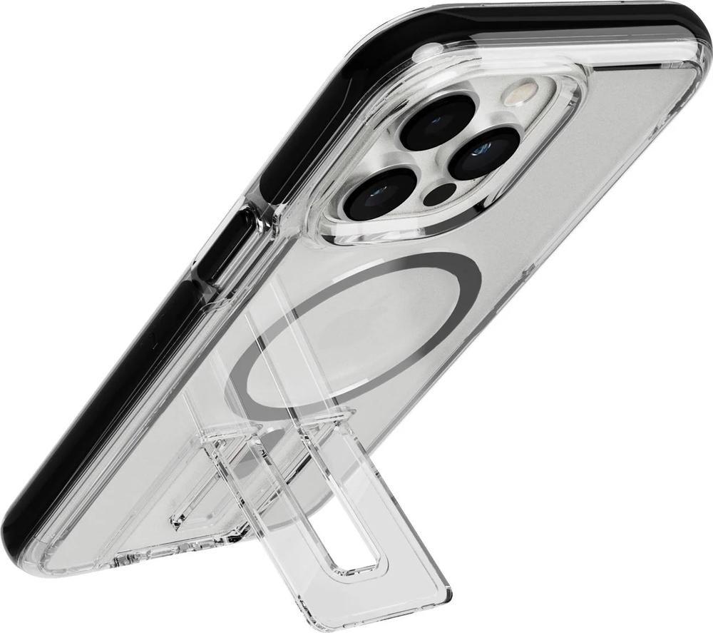 TECH21 Evo Crystal Kick iPhone 14 Pro Max Case with MagSafe - Clear & Black image number 4 of 8