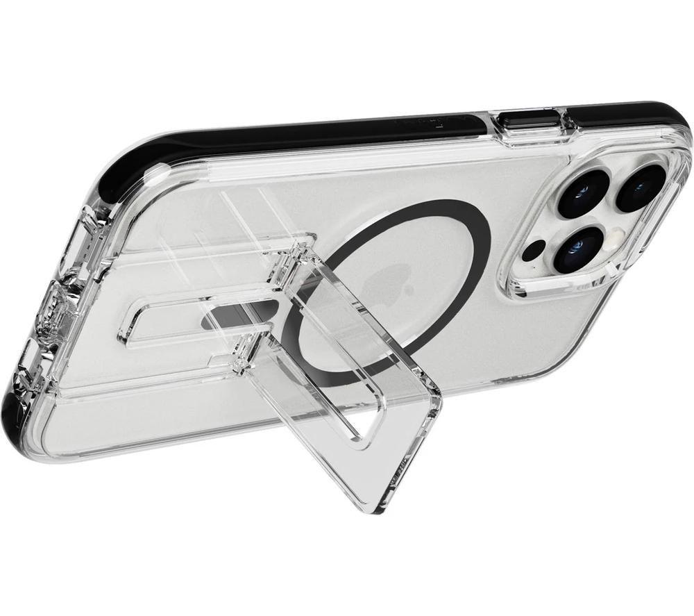 TECH21 Evo Crystal Kick iPhone 14 Pro Max Case with MagSafe - Clear & Black image number 5 of 8
