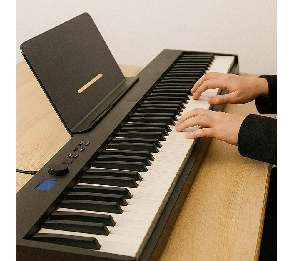 AXUS AXF12 Folding Digital Piano - Black image number 5 of 6