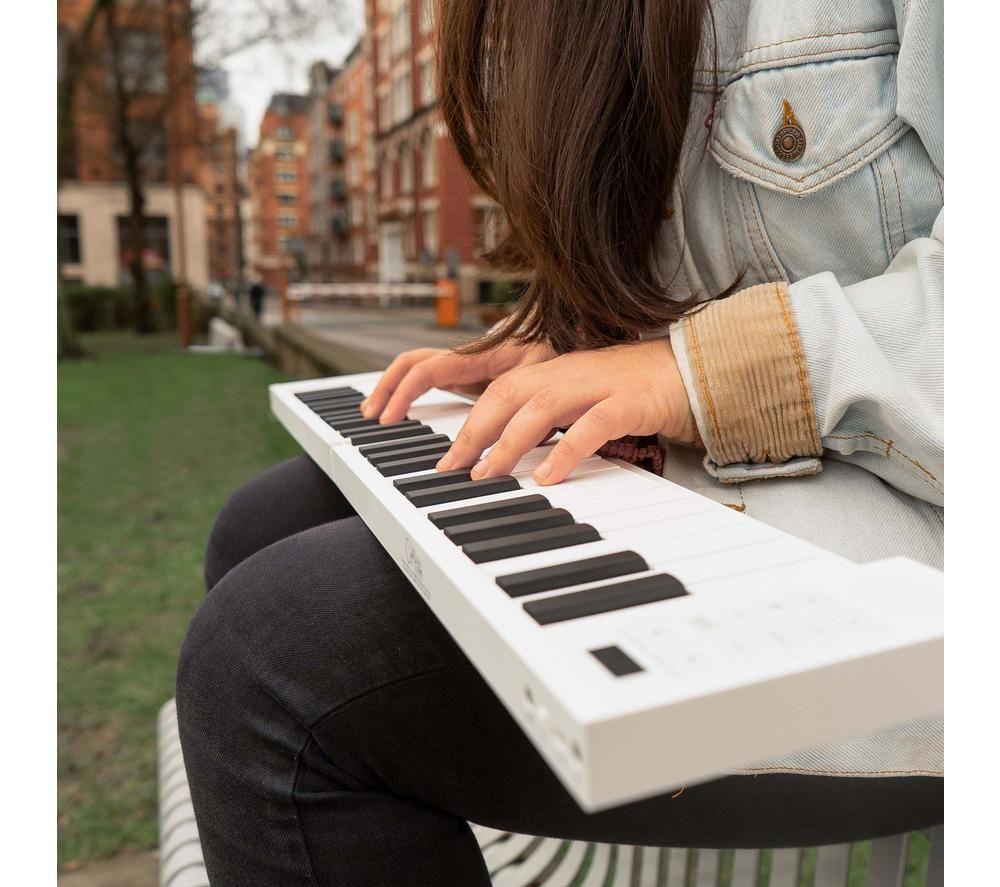 CARRY-ON BA203012 Portable Folding Piano Keyboard - White image number 3 of 3