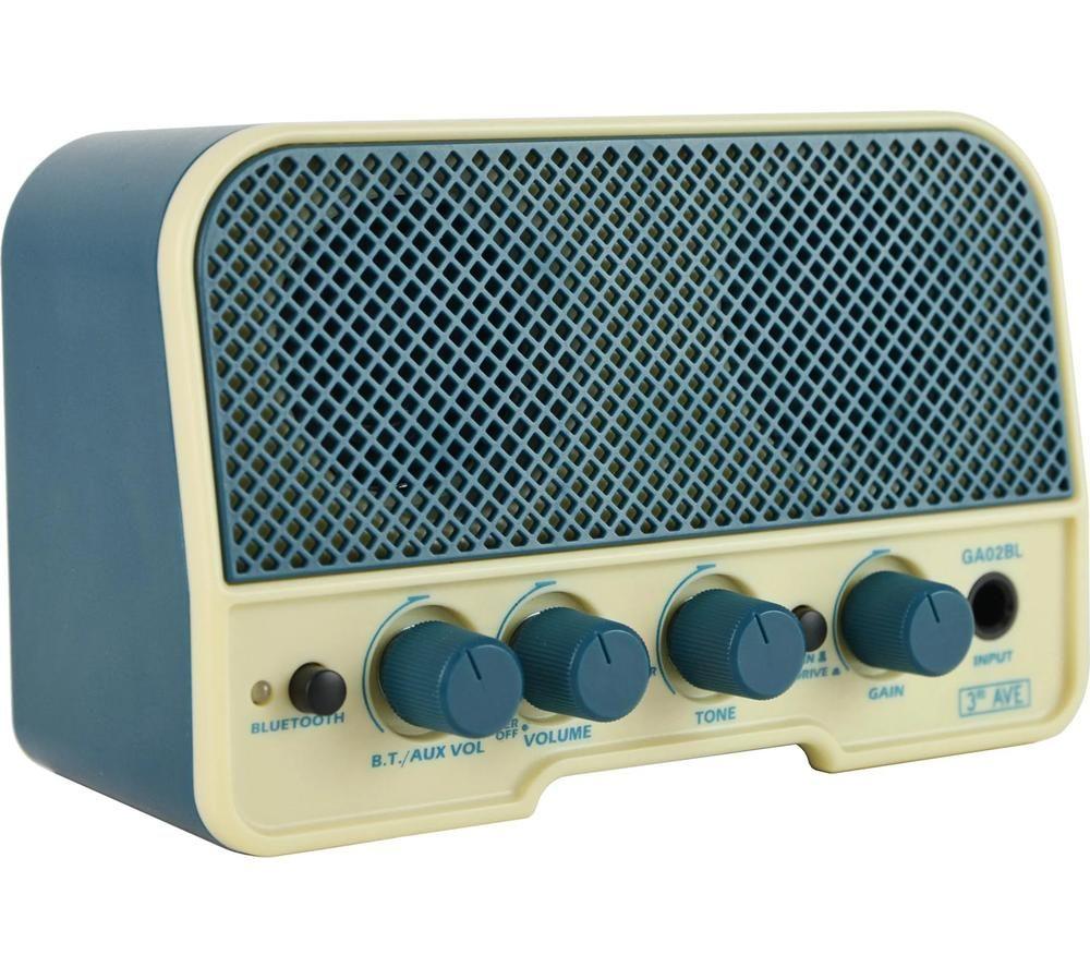 3Rd Avenue Mini 5 W Portable Guitar Amplifier - Space Blue & Cream