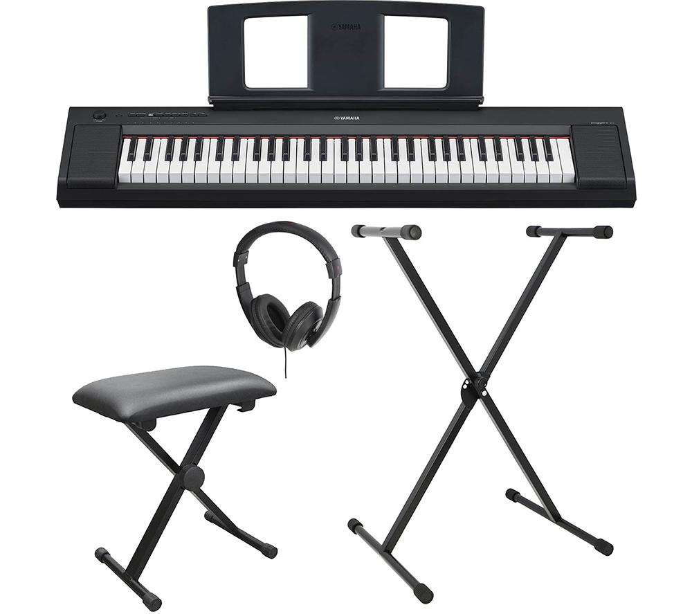 Yamaha Piaggero Np-15 Portable Keyboard - Black, Black
