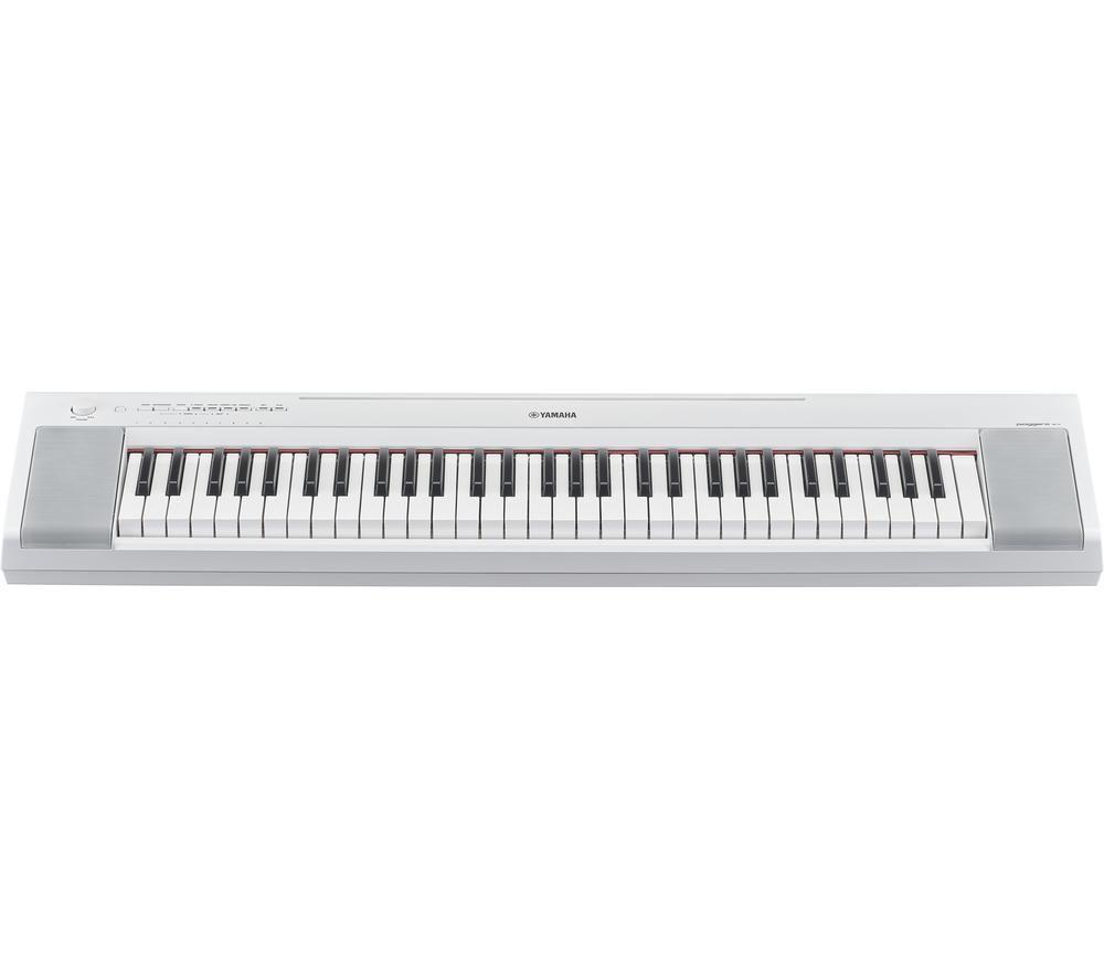Yamaha Piaggero NP-15 Portable Keyboard - White, White