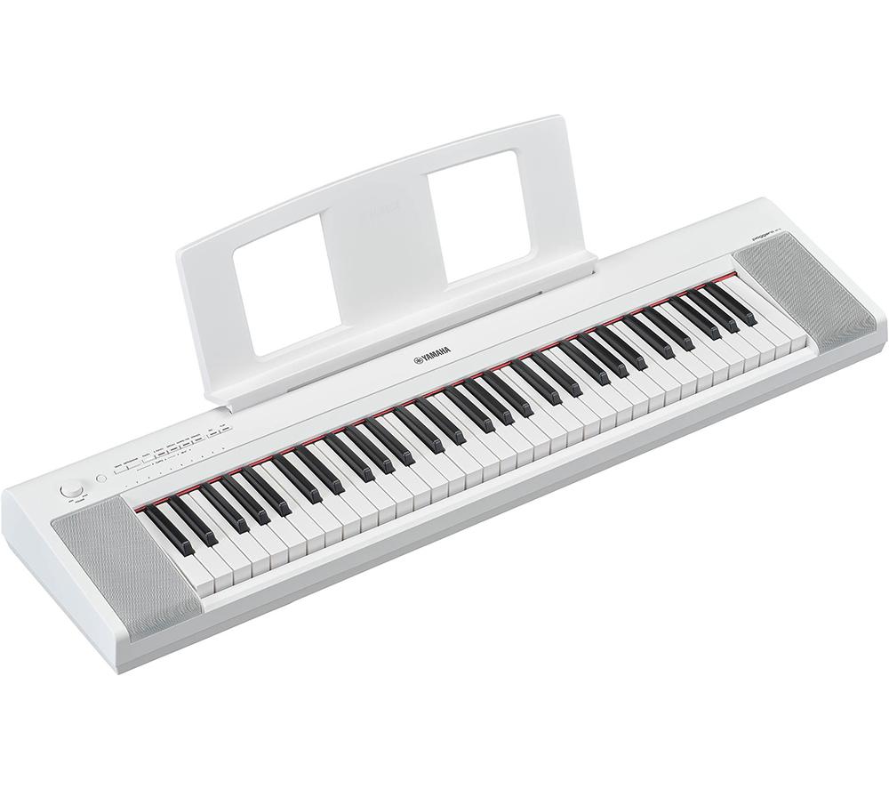 YAMAHA Piaggero NP-15 Portable Keyboard - White image number 2 of 6