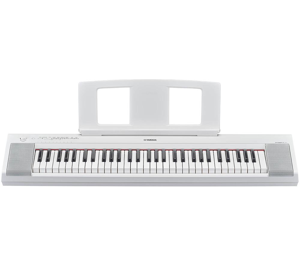 YAMAHA Piaggero NP-15 Portable Keyboard - White image number 3 of 6