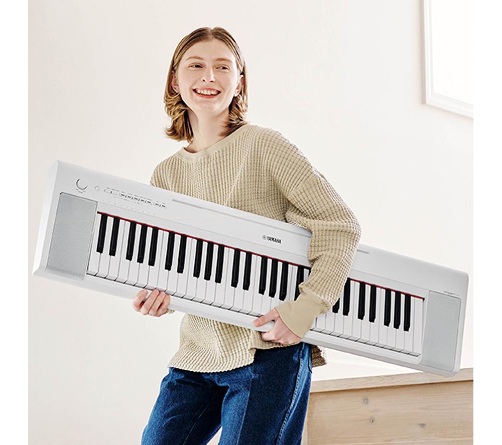 Buy YAMAHA Piaggero NP-15 Portable Keyboard - White | Currys