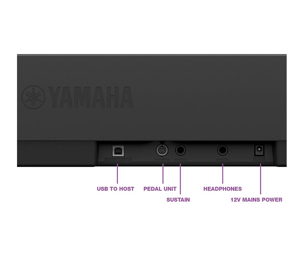 YAMAHA P-145 Portable Keyboard - Black image number 5 of 6