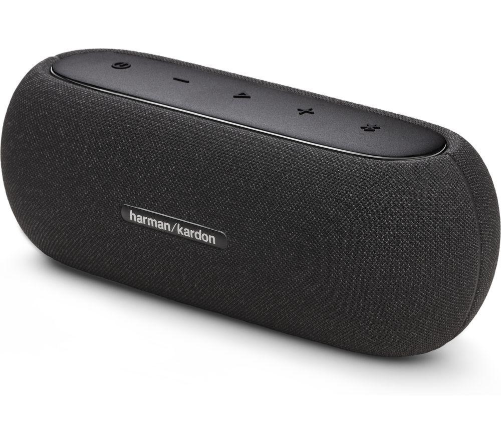 Harman Kardon Luna Portable Bluetooth Speaker, Waterproof Design with up to 12 Hours Battery Life, in Black