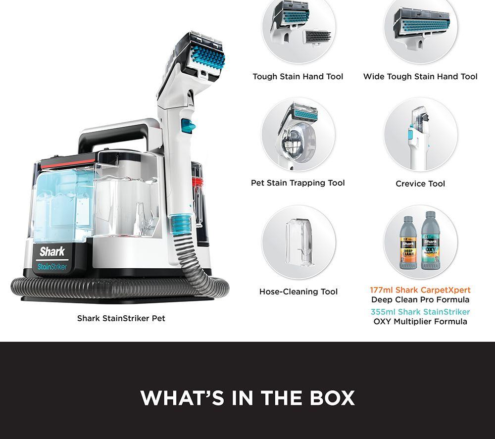 SHARK StainStriker PX200UKT Carpet Cleaner - White image number 8 of 9