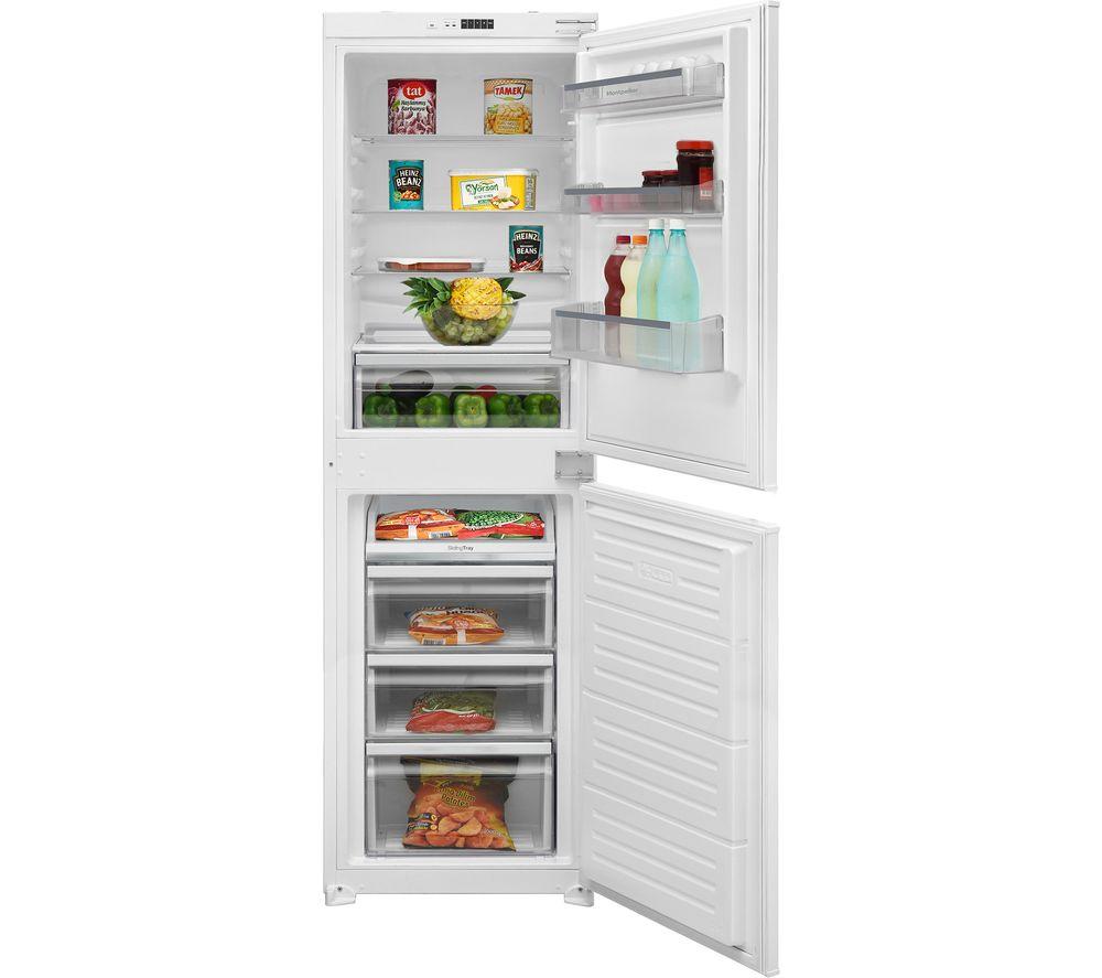 MONTPELLIER MIFF505LF Integrated 50/50 Fridge Freezer - Sliding Hinge, White